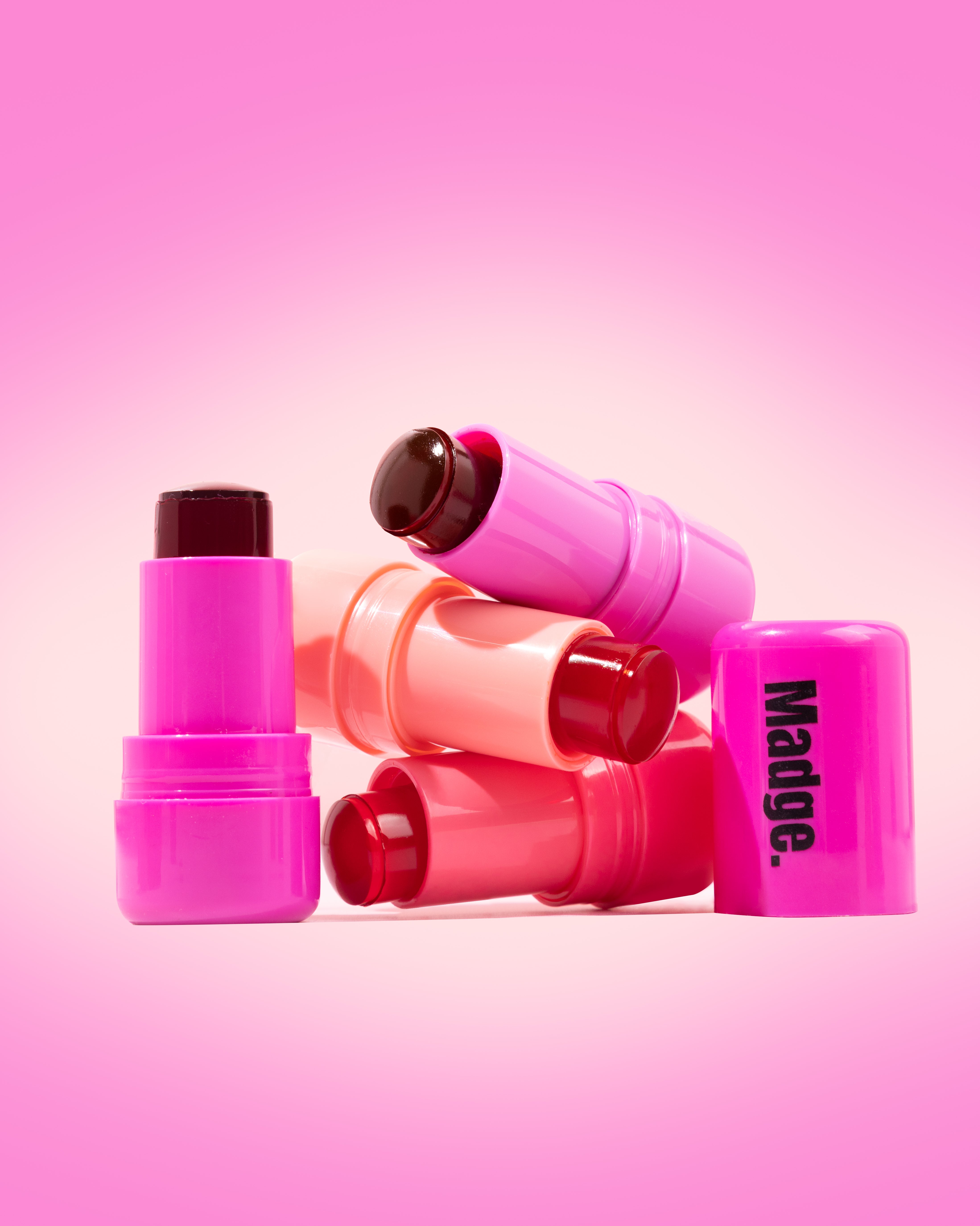 Madge Glow and Go 3-in-1 Jelly Cheeks, Eyes and Lip Tint Bundle