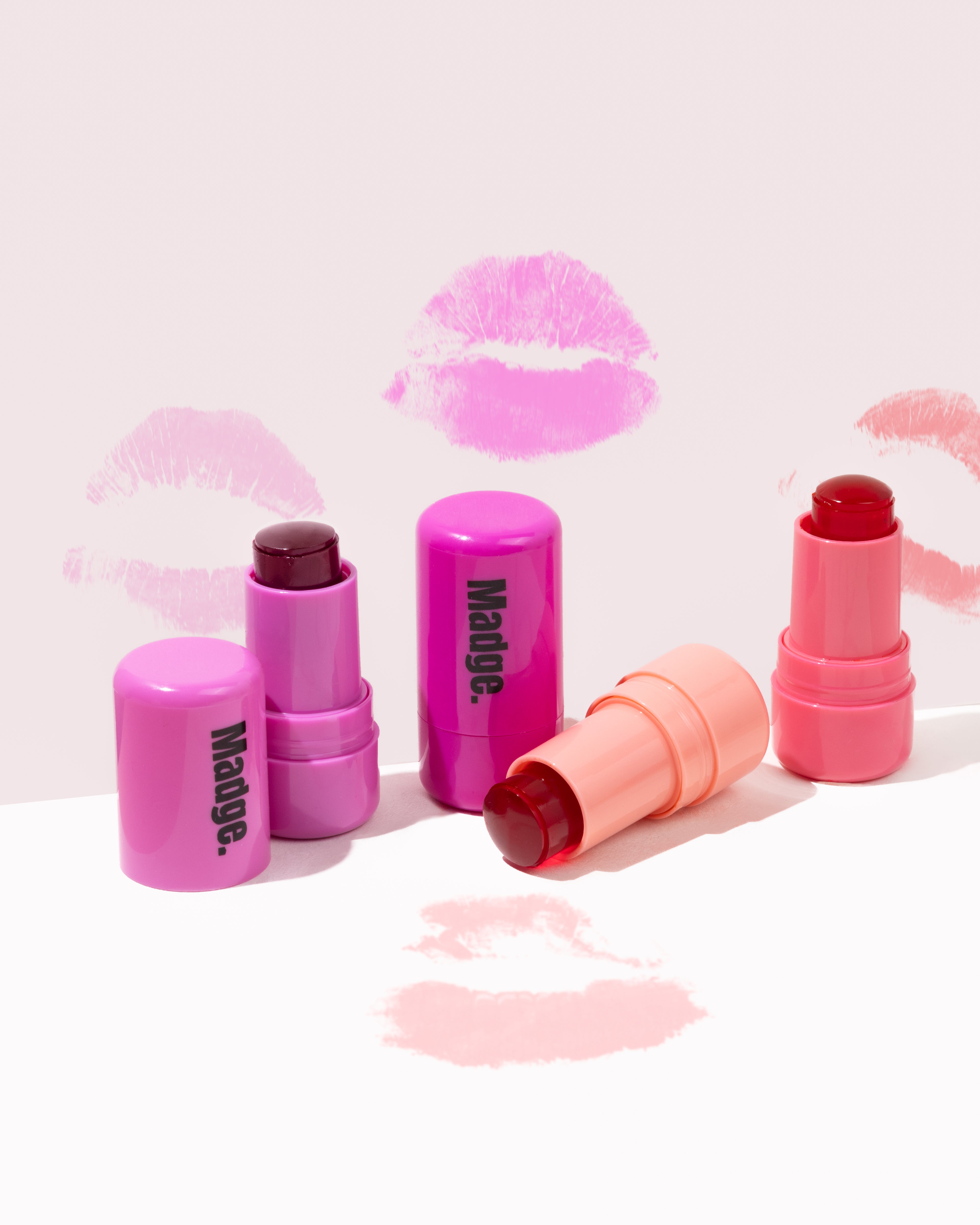 Madge Glow and Go 3-in-1 Jelly Cheeks, Eyes and Lip Tint Bundle